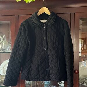 Calvin Klein Black Quilted and Fleece-lined Jacket